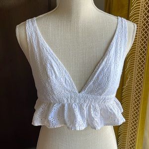 Small Aerie Eyelet Cotton Summer Bralette